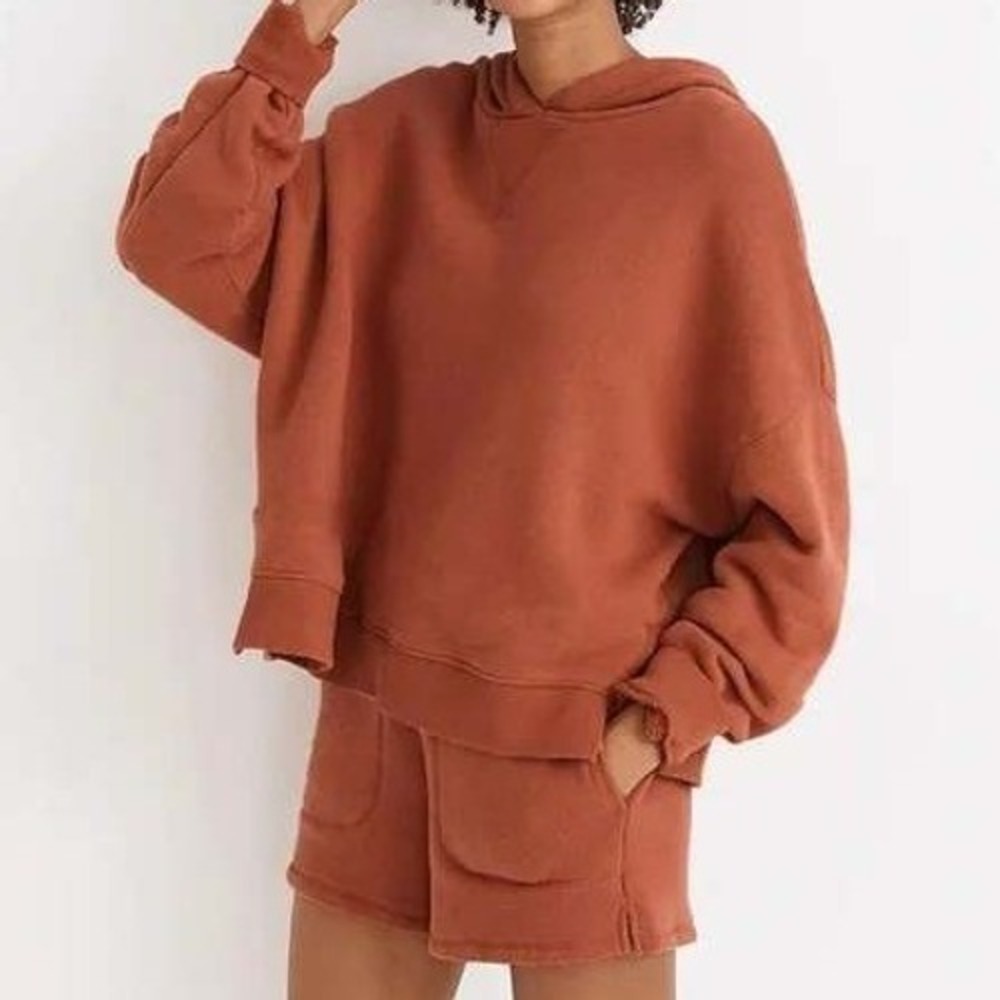 Madewell Mwl Airyterry Hoodie Sweatshirt Sz‎ S